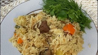 Very delicious rice recipe with meat and vegetable’s/Очень вкусный рецепт риса с мясом овощами/