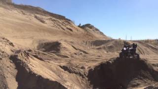 Epic Sand Pit Session with Suzuki LTR450