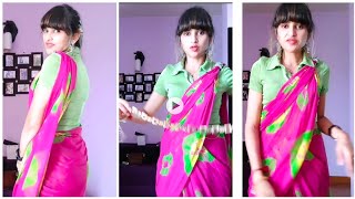 Easy ways to wear a saree! ...#sareetutorial #sareelove #wearsaree in more than one way #accessorize