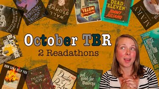 October TBR | 2 Readathons and Lots of Spooky Reads