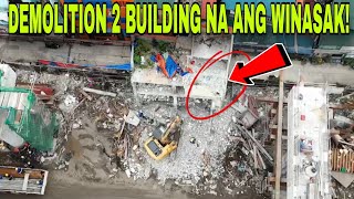 NAKU PO 3 ARAW NA ANG DEMOLITION 2 BUILDING NA ANG WINASAK NLEX UPDATE OCT:22:2024