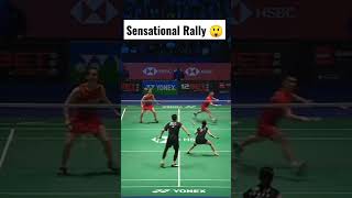 Rate this Rally 1-10? 😲🤔 #shorts #badminton #allengland