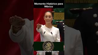 Celebremos el inicio del mandato de la Dra. Claudia Sheinbaum, primera mujer Presidenta de #México.