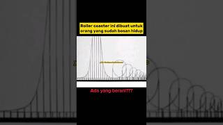 ROLLER COASTER PALING DITAKUTI DI DUNIA‼️ #shorts #viral