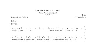 Chawimawiin a awm (SATB) || Khatla Pastor Bial Zaipawl 2010 -2012