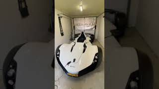 Quick tour of the smallest supercar garage in the world! #shorts