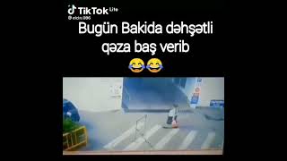 Bugün Bakıda dəhşətli qəza baş verib😨😰😱