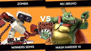 Mash Harder 10 - Zomba (ROB) vs NS | Bruho (King K Rool) - Winners Semis