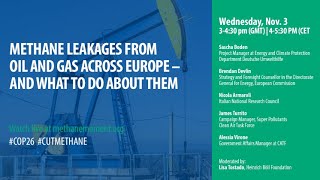 Methane Leakages from Oil and Gas Across Europe | COP26