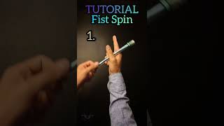 FIST SPIN TUTORIAL. #penspinning #bizorus #tutorial #howto