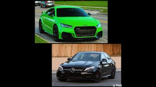 Audi Ttrs vs Amg C63 (mods in desc)