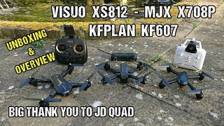 Visuo XS812 GPS / MJX X708P / KF607 Drone Presents From JD Quad