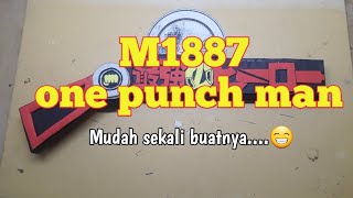 Cara membuat senjata Shotgun M1887 one punch man #ff #senjatabaru #cardboard