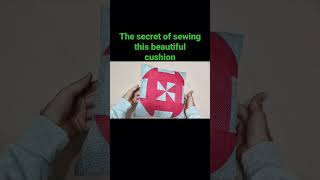 Making this beautiful cushion cover inside the channel  #short