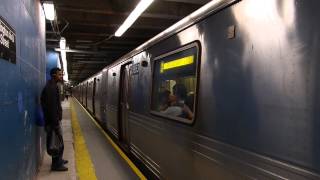 R46 R train departing Lexington Av-63 St