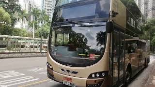 [Volvo][B9LT]Hong Kong Bus KMB S-87D AVBWU550 UV9488 @273D駛離欣盛苑巴士站