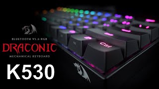 TECLADO REDRAGON K530 DRAGONIC RGB