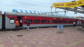 Skipping Udhna Jn. | Expansive Yard, Navjeevan Superfast Express, & WAG9s Galore!