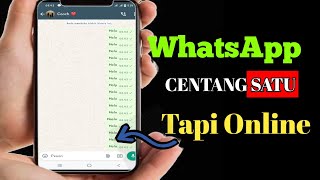 Cara Membuat Whatsapp Centang 1 Padahal Online - Terbaru