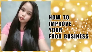 How to improve your FOOD BUSINESS