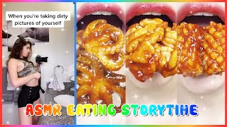 🌏ASMR EATING STORYTIME TIKTOK 🌏 POV @MikaelaHappas @briannamizura || Tiktok Compilations (Part 65)