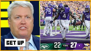 Rex Ryan reacts to Vikings withstand furious Jets rally to hold on for 27-22 victory