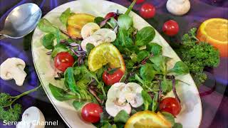 Quick Bites - Salad #veggies #vegetables #shorts #serenitychannel #tomato #foodie #salad #lettuce