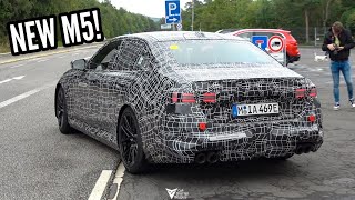 NEW! 2024 BMW M5 G90 Hybrid SPIED on the ROAD!