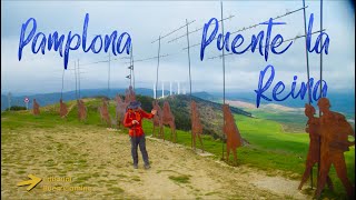 Camino de Santiago entre Pamplona y Puente la Reina