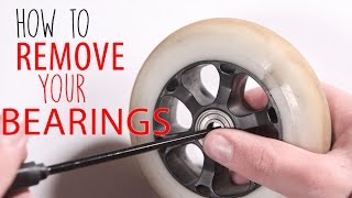 HOW TO REMOVE YOUR BEARINGS- Inline Skating tutorial #3