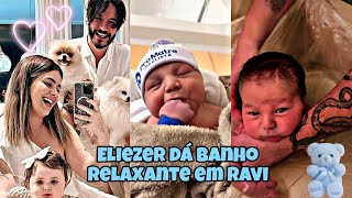 Viih Tube: Eliezer atualiza estado de saúde da amada e mostra Ravi no banho