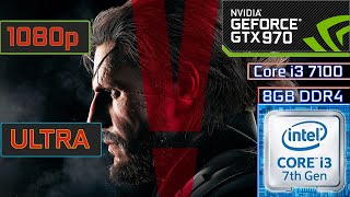 Metal Gear Solid V - The Phantom Pain - Core i3 7100 + GTX 970 - YouTube