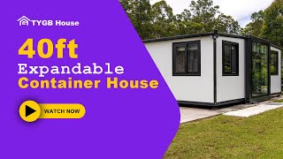 40ft White Exterior Expandable Container House - TYGB House