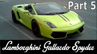 Lamborghini Gallardo Spyder test ride part 5