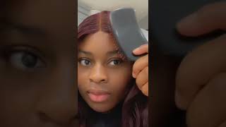 Quick lace front wig tutorial #shorts #fypシ゚viral #viralvideo #grwm #makeup #selenagomez #2024 #fy