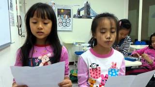 My 7 years old students are practicing Payphone for demo day. Aren’t they so cute and sing so good?