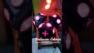 Moving Head 3 Kepala 18x10watt With Laser RGB Full Color