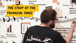 Scriberia mural for the Financial Times