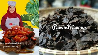 Cara membuat dendeng sapi renyah atau daging goreng crispy seperti menu prasmanan hajatan