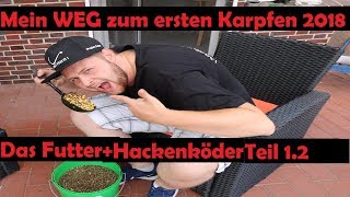 Unser Weg zum Karpfen Teil 1.2 😈 |Angeln|MadenBaden zweites Futter + Hakenköder