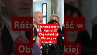 Różnorodność w Koalicji Obywatelskiej  Wszyscy za Sikorskim