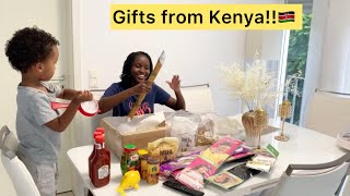 UNBOXING GIFTS 🎁 FROM KENYA !!🇰🇪🇰🇪 *Avoalre*