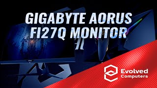 Gigabyte AORUS FI27Q 27" 165Hz 1440P FreeSync IPS Gaming Monitor Unboxing and First Setup