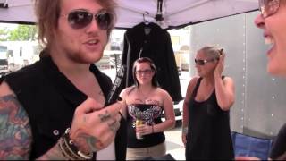 Danny of Asking Alexandria and Cold Steel Weapons