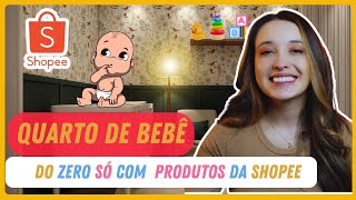 Aprenda a decorar Um Quarto de Bebê todo com produtos shopee - Economize e Decore