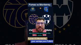 Duelo confirmado para liguilla de #ligamx #pumasmx con tremenda ventaja vs #rayadosdemonterrey