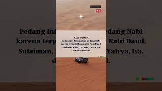 Nama Pedang Yang pernah digunakan Rasulullah #shorts #youtubeshorts #pedang