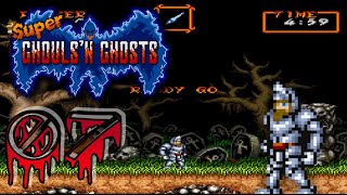 Lets Play Super Ghouls´n Ghosts  (Blind, German) - 07 - die falsche Waffe