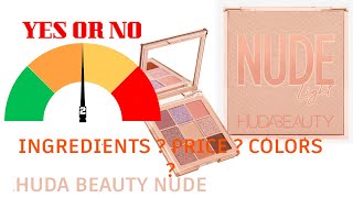 HUDA BEAUTY PALETTE NUDE LIGHT BEST CAPSULE WARDROBE MAKE UP. One Make up for day and night.