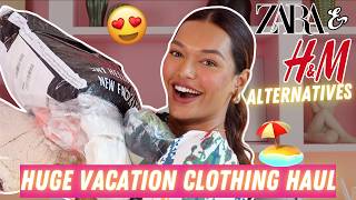 Huge Vacation Clothing Haul for a Tropical Trip!🌴 H&M & Zara Alternatives | Sarah Sarosh